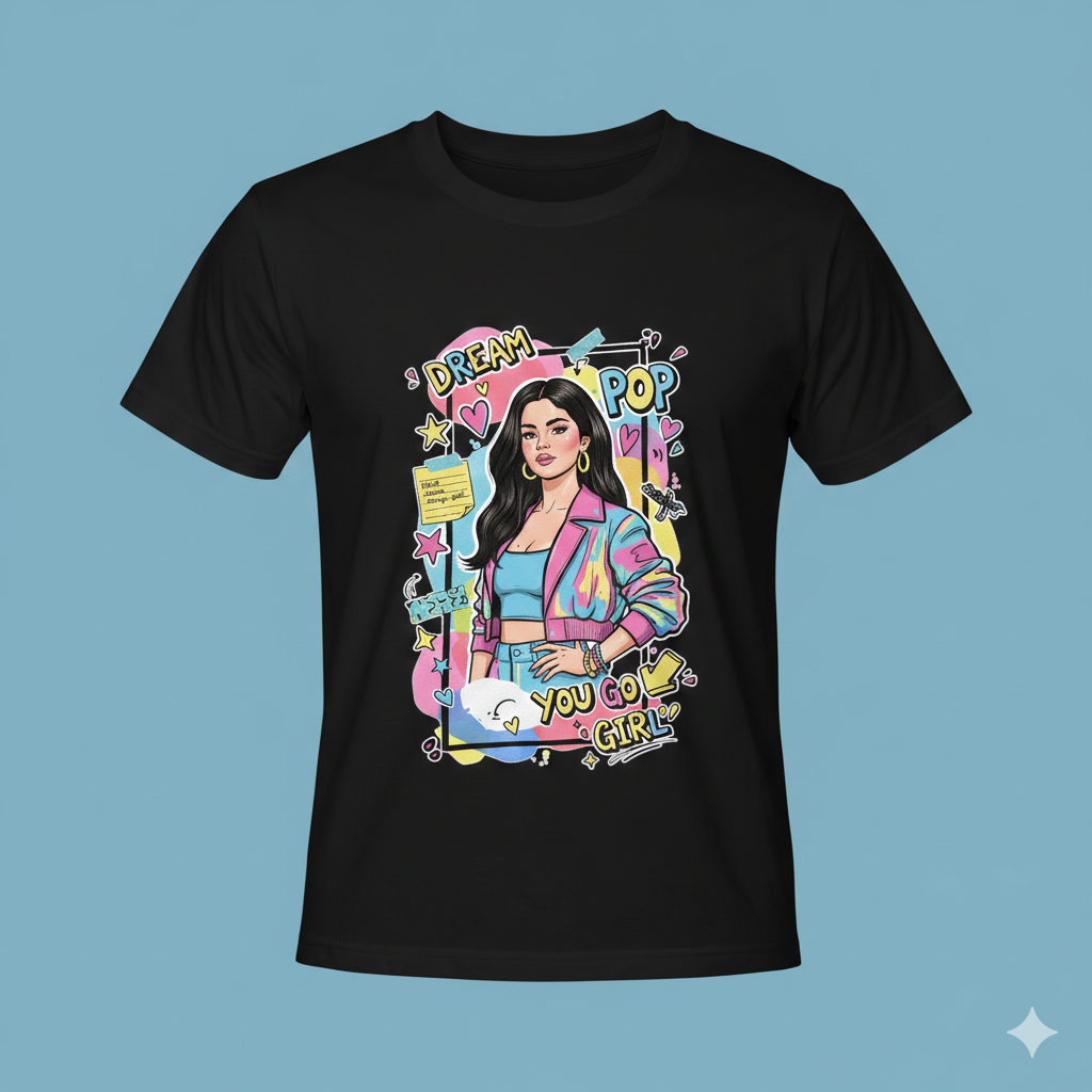 Pop Icon Graphic Tee Collection – Y2K Aesthetic, Modern Portrait & Legend Tribute T-Shirts