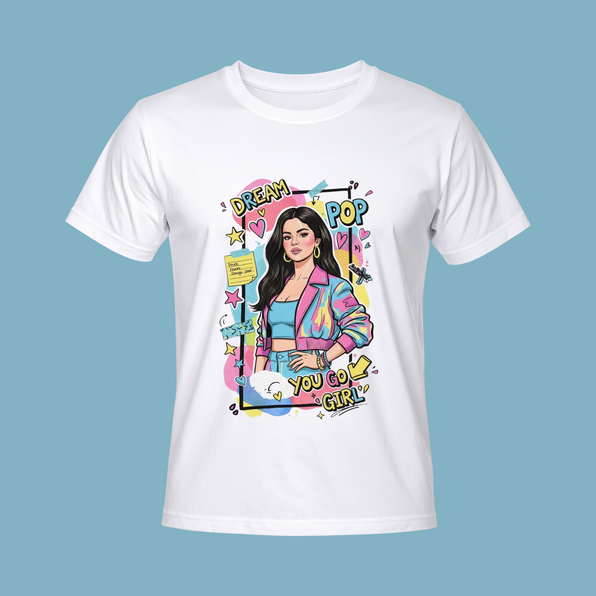 Pop Icon Graphic Tee Collection – Y2K Aesthetic, Modern Portrait & Legend Tribute T-Shirts