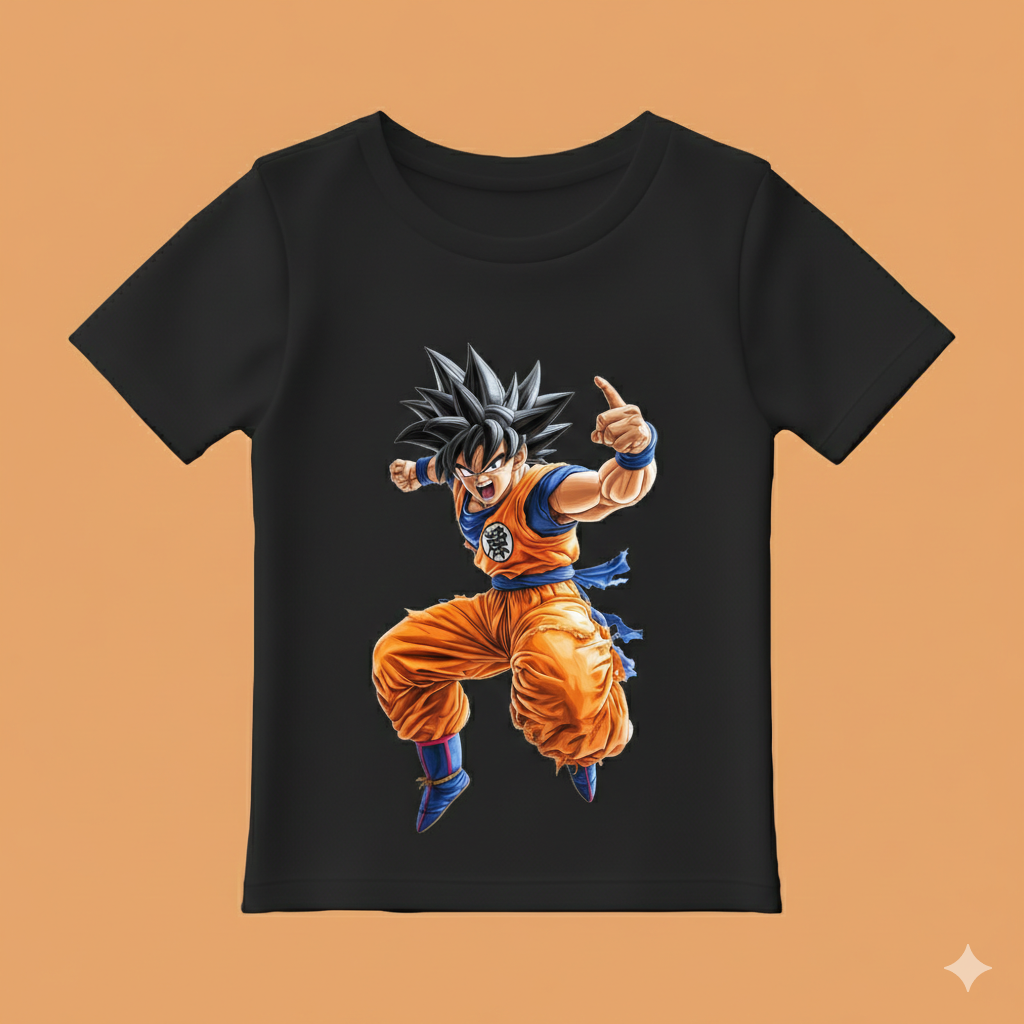 Ultimate Goku Saiyan Warrior Graphic Tee – Iconic Anime Hero Streetwear T-Shirt