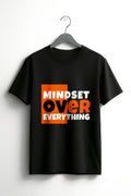 Mindset Over Everything Unisex T-Shirt - Black & White Motivational Apparel