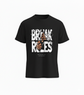 "Break Rules" Streetwear Graphic Tee – Bold Urban Aesthetic T-Shirt