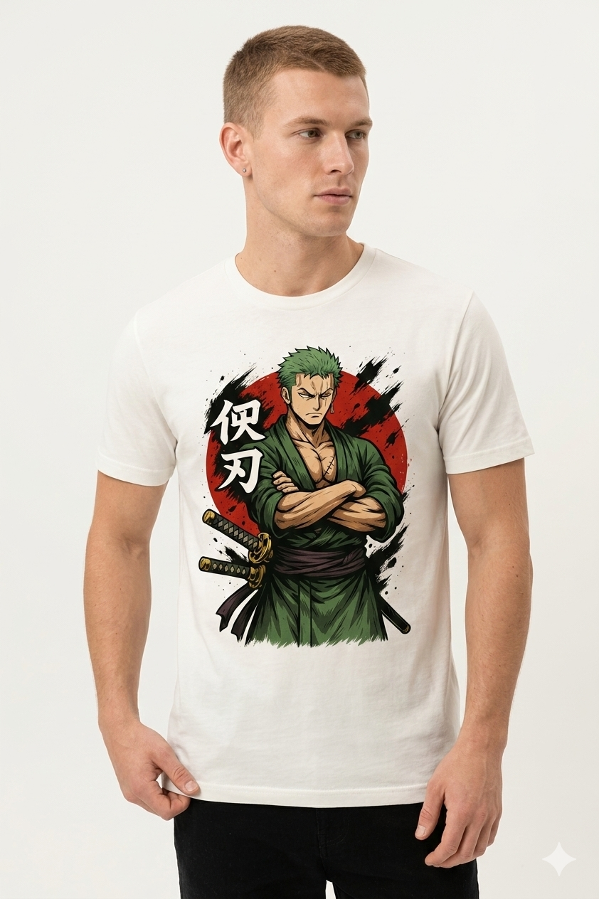 Roronoa Zoro "The Demon Blade" Premium Anime Graphic T-Shirt