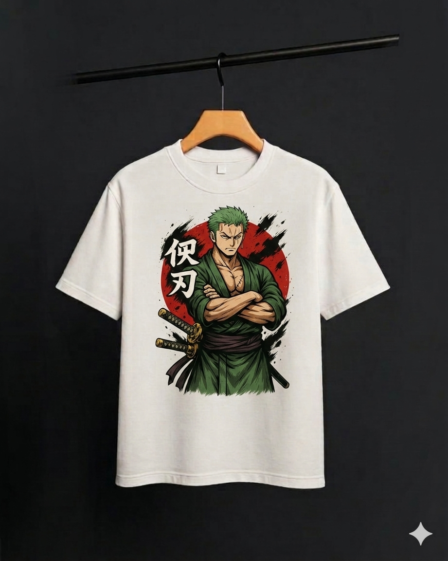 Roronoa Zoro "The Demon Blade" Premium Anime Graphic T-Shirt